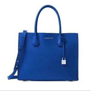 Michael Kors Mercer Tote in Electric blue